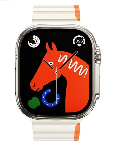 Hoco AS102 Strap for Apple Watch 42/44/45/49 mm Starlight/Orange - 2