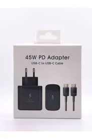 Ağ Bağlantı Girişi Type-C to Type-C 45W Siyah