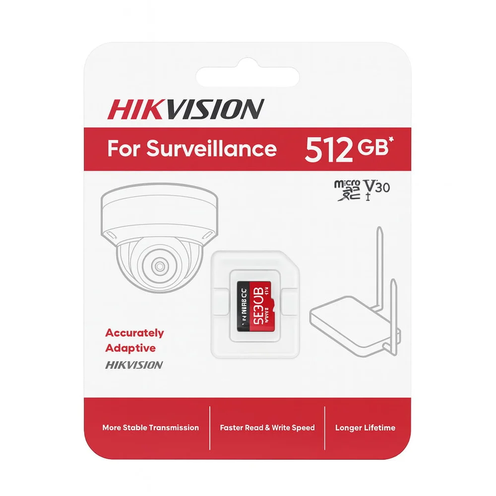 Карта памяти Hikvision 512GB V30