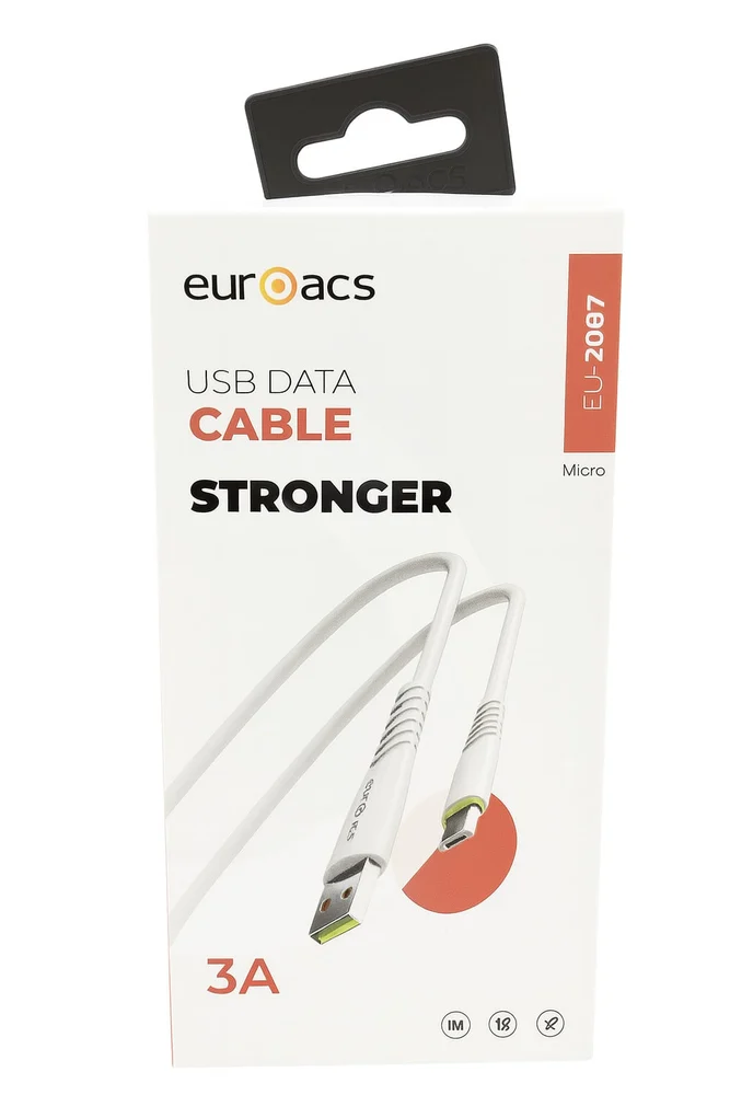 Kabel USB Euroacs EU-Z087 Micro USB Data 3A