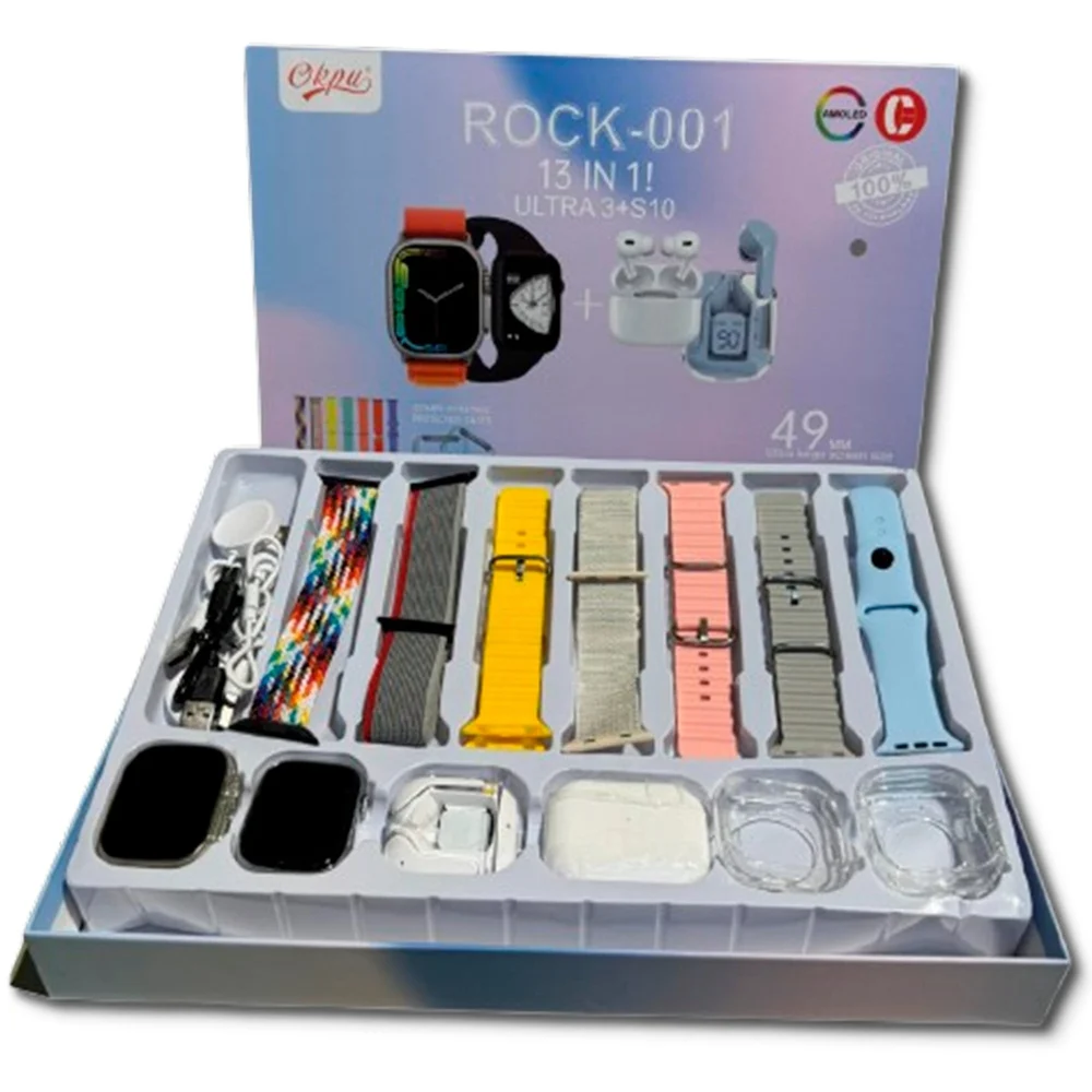 Умные часы Rock-001 13in1! Ultra 3+S10 Combo - 3