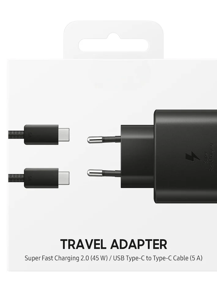 Şarj cihazı 45W Super Fast Charging 2.0 USB Type-C to Type-C