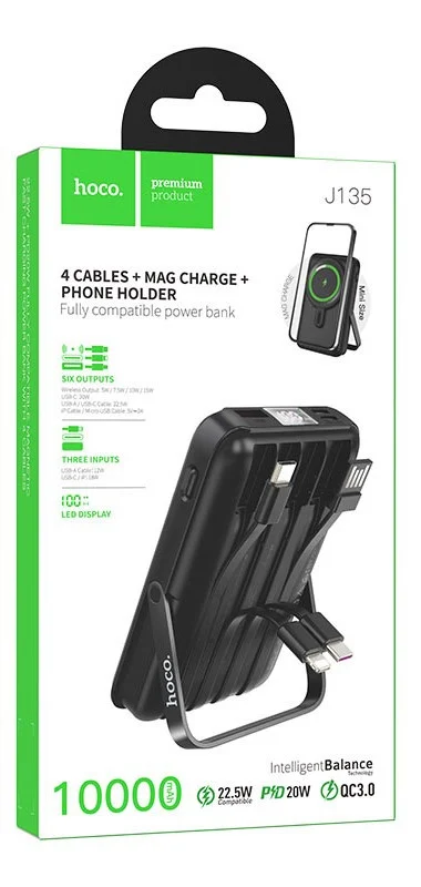 Dış Akıllı Batarya Hoco J135 10000 mAh