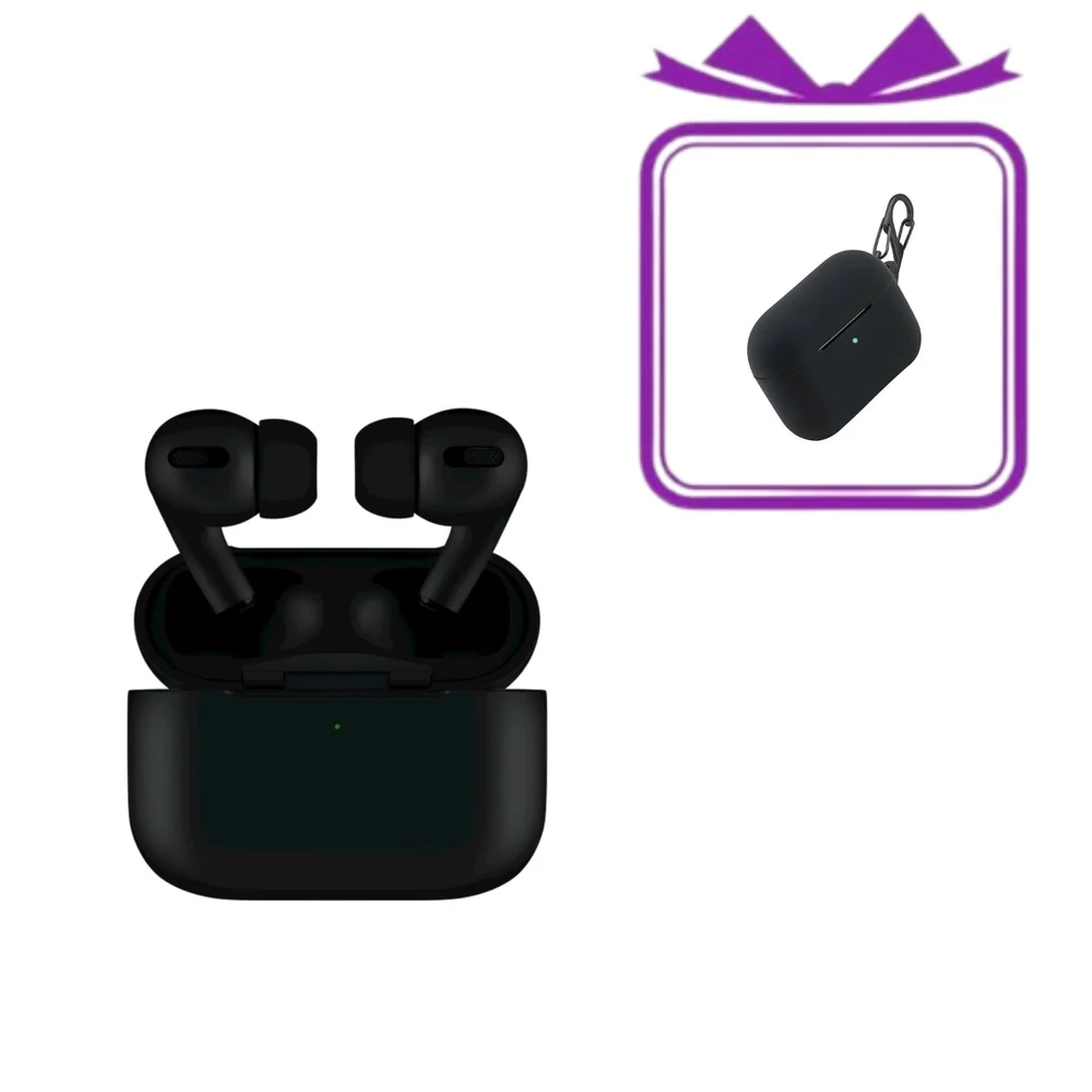 Wireless Earbuds Airpods Pro Black + Case muradStoreMS