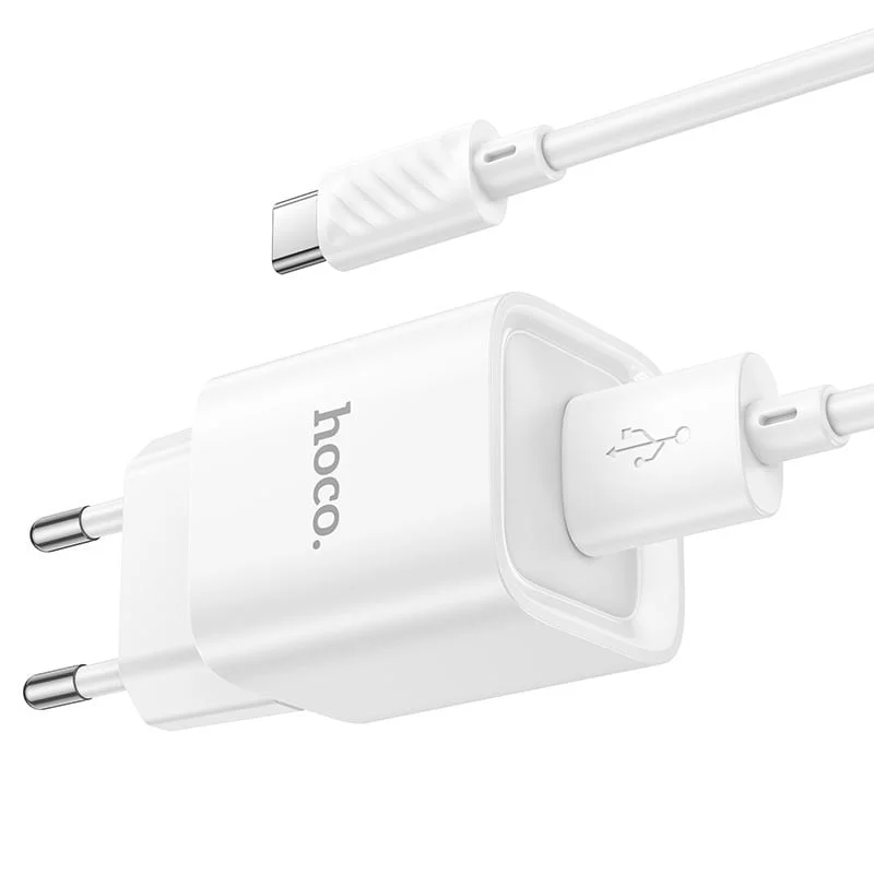 Сетевое зарядное устройство Hoco C145A Белое