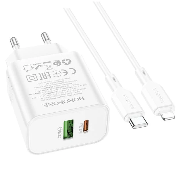 Зарядное устройство Borofone BA88A USB-C to IP - 2