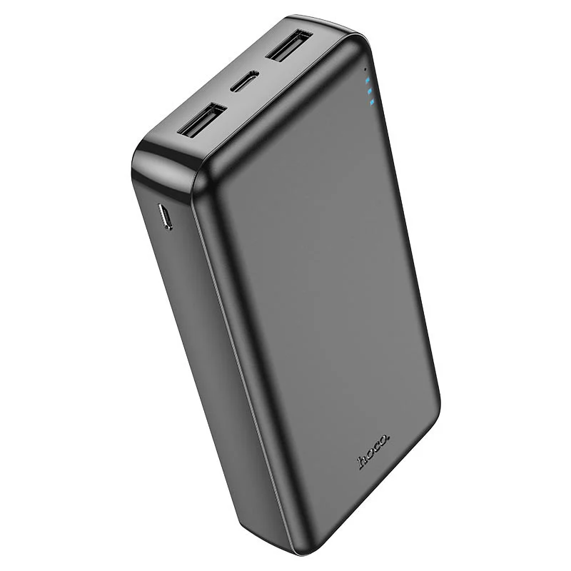 Dış akü Hoco J100A 20000mAh Siyah + Hediye şebekeli enerji toplama cihazı Samsung PD 25W Siyah - 3