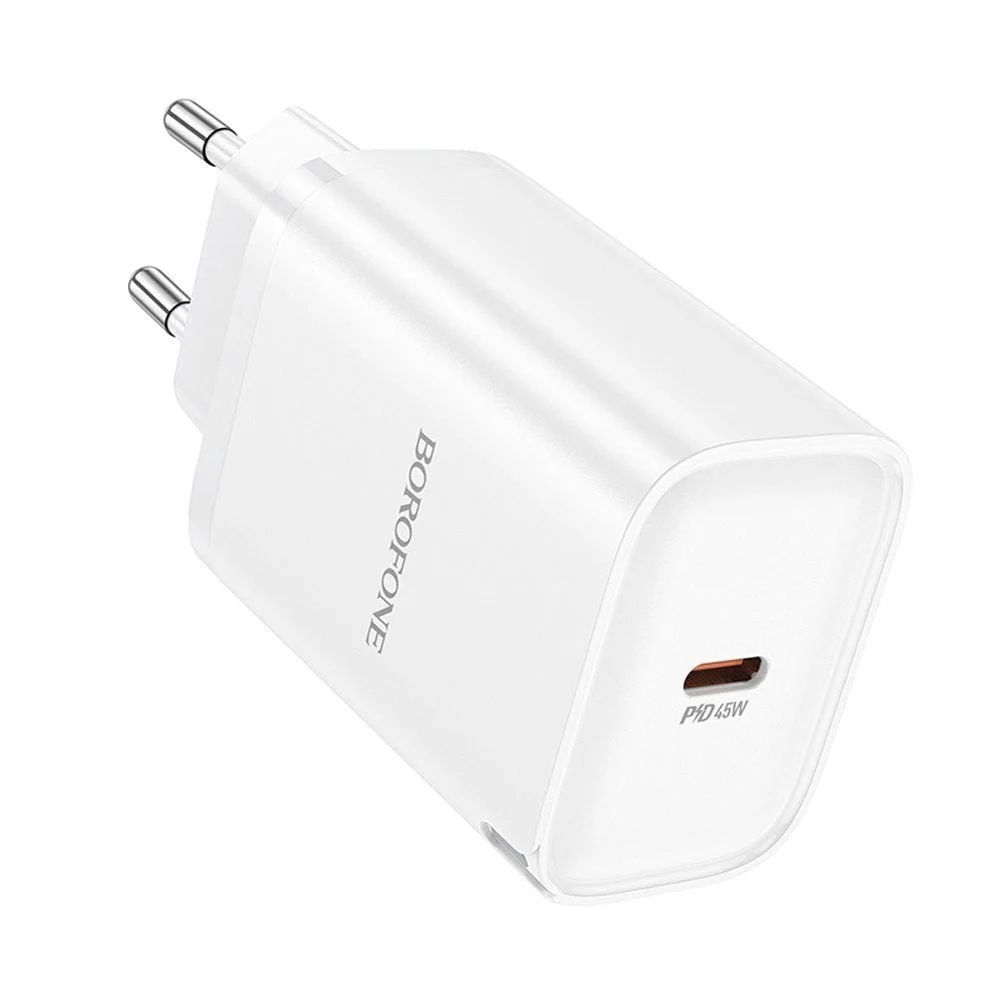 Şəbəkə enerji toplama cihazı Borofone BA86A Type-C White