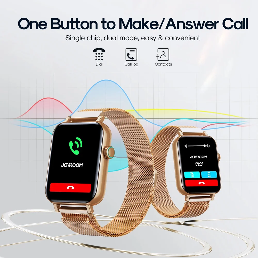 Joyroom JR-FT5 Smart Watch, Gold - 2