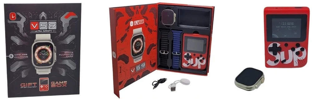 Smartwatch and Gaming Console V59 Ultra Infinity - 3