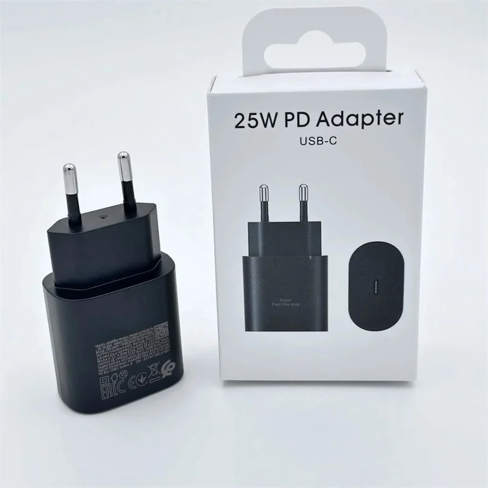 Адаптер USB-C 25W PD, черный