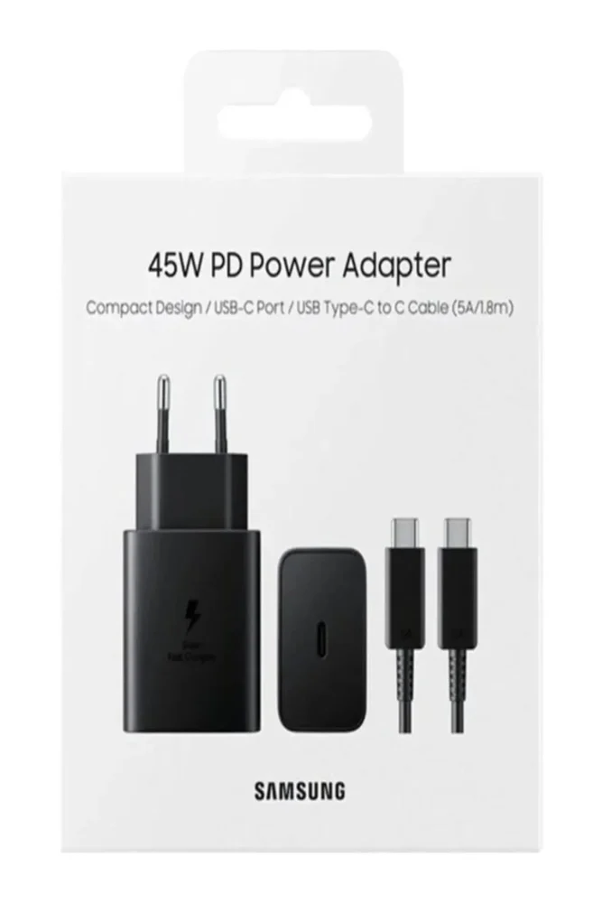 45W PD Adaptör + USB-C Kablosu WS 10064 - WS 10064