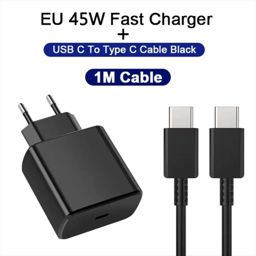 No Brand 45W PD USB-C Power Adapter with USB-C to USB-C Cable - 2