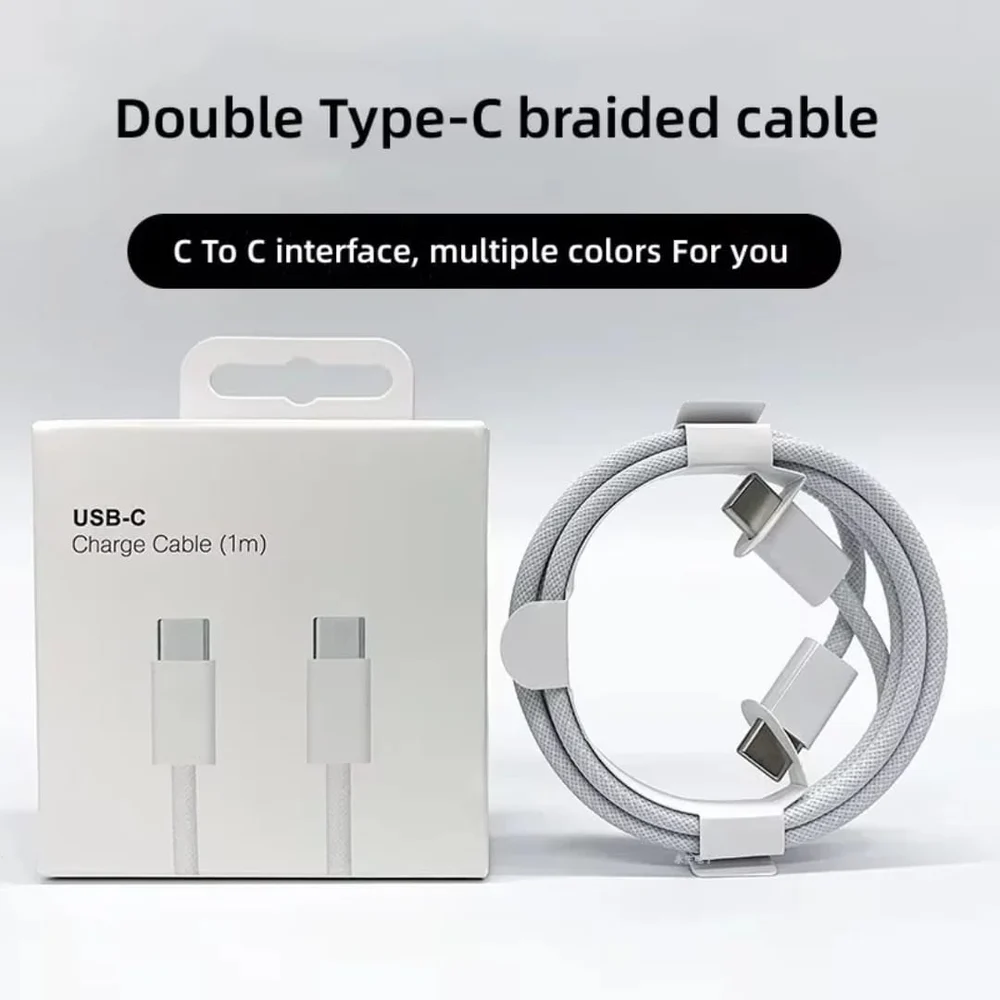 Cable 60W USB-C White 1 m - 2
