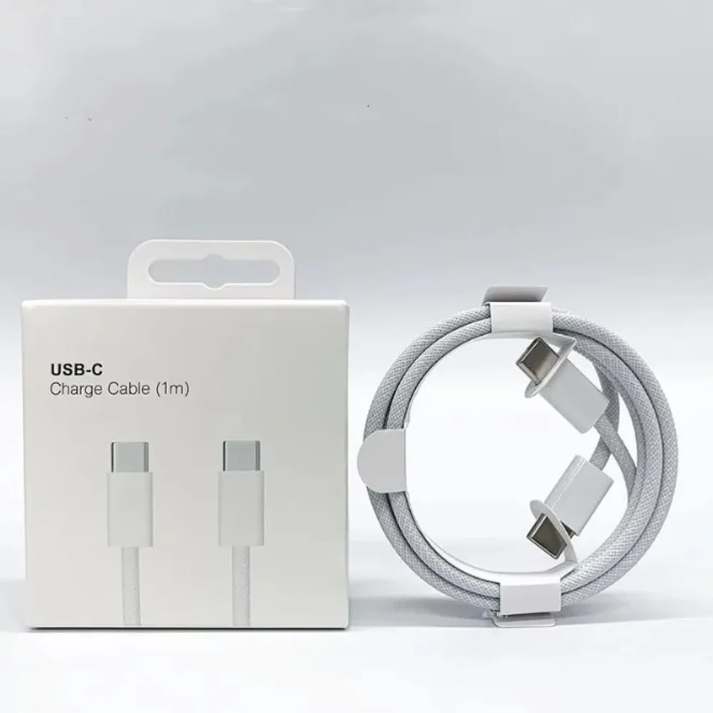 Cable USB USB-C 48W White 1 m