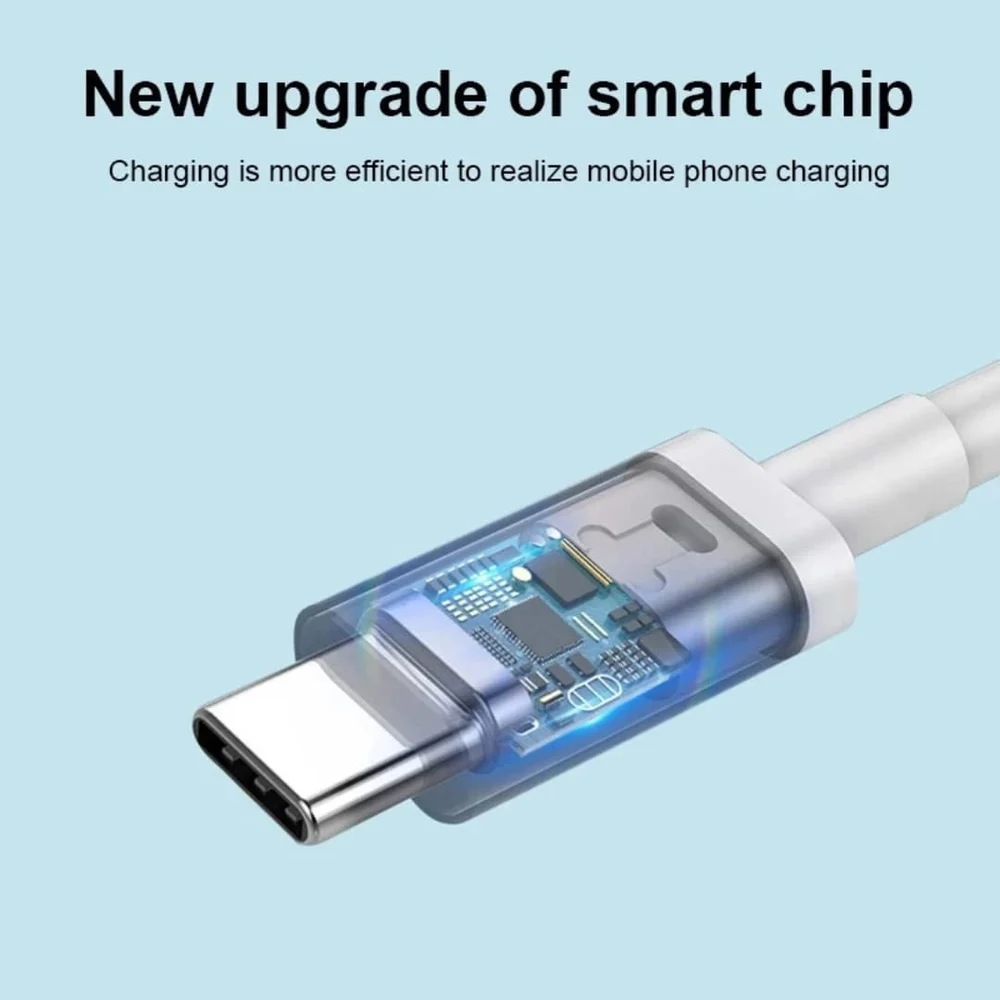 Kabel USB Type-C to Type-C 60W White - 2