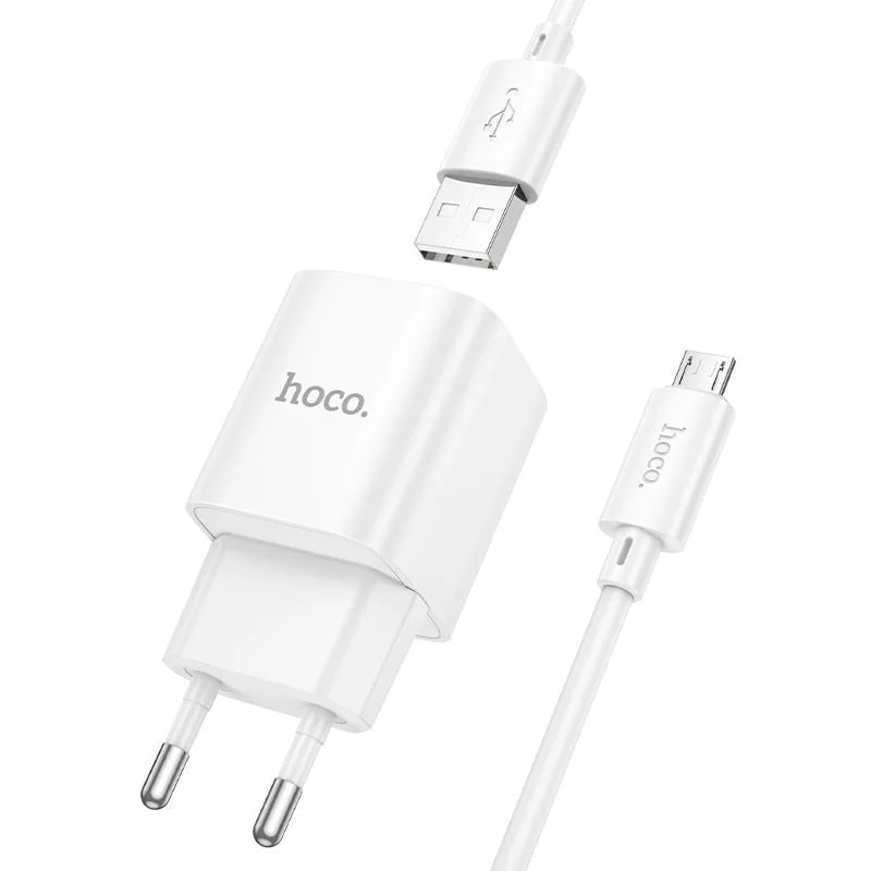 Single Port Fast QC 3.0 Charger Adapter, Hoco C145A and Gift Earphones - 5