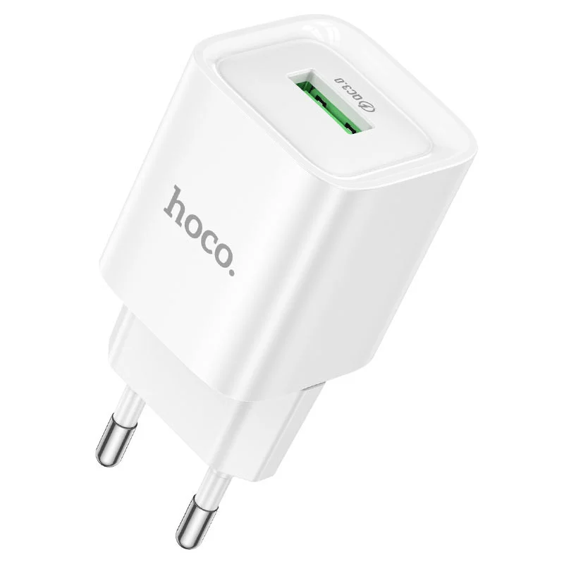 Single Port Fast QC 3.0 Charger Adapter, Hoco C145A and Gift Earphones - 6