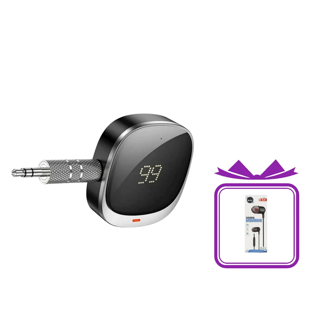 Bluetooth-AUX adapter Hoco E80 + Qulaqlıq S4 hədiyyə