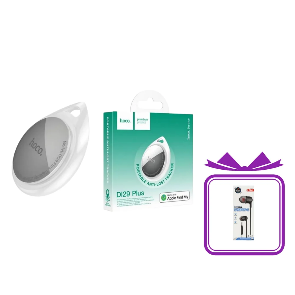 Treker Hoco AirTag DI29 Plus + Qulaqlıq S4 hədiyyə