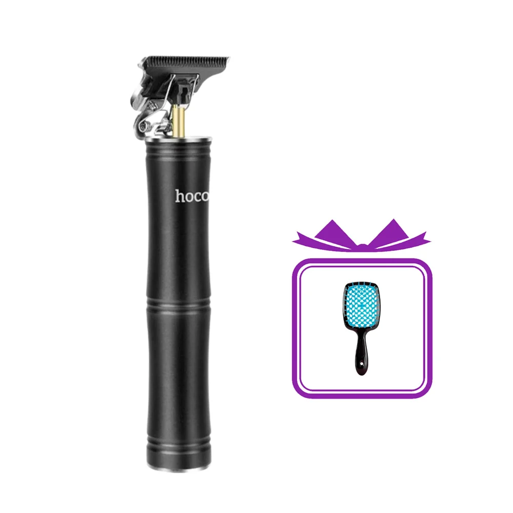 Saç kesimi için cihaz Hoco DAR18 Black + tarak Hediye
