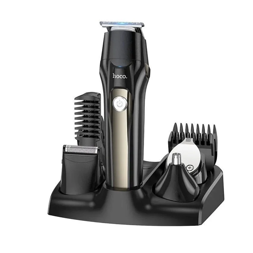 Hair Clipper Hoco DAR67 Black + Comb Gift - 5