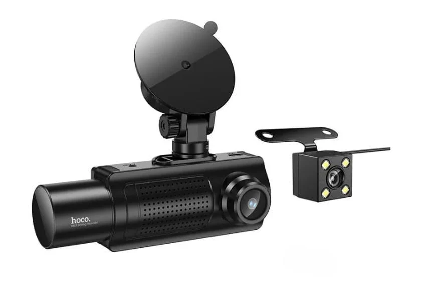 Hoco DI61 3 Camera Dash Cam and Gift Car Wiper - 2