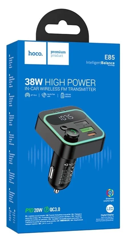 FM verici Hoco AYS E85 38W PDQC ile - 2