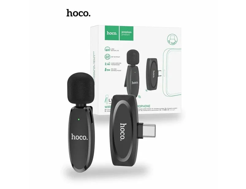Wireless Microphone Hoco AYS L15 Type-C Crystal - 2
