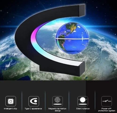 Magnetic Levitating Globe RTOSY LED Light - prl_0136 - 2