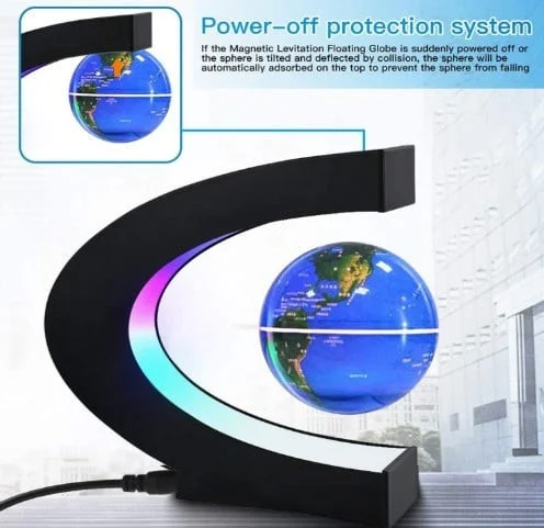 Magnetic Levitating Globe RTOSY LED Light - prl_0136 - 4