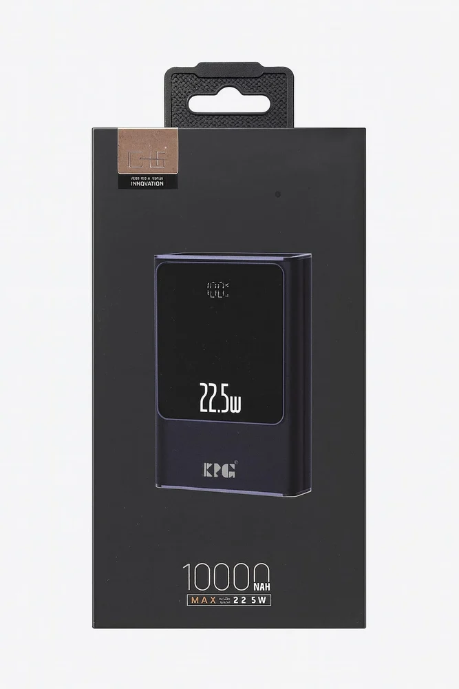 KPG Powerbank 10000mAh, 22.5W, LED Göstəricili