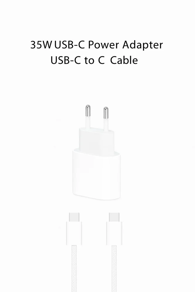 Şebeke Güç Adaptörü Type-C to Type-C 35W Beyaz