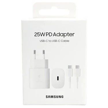 Network Power Adapter 25W Type-C/Type-C White