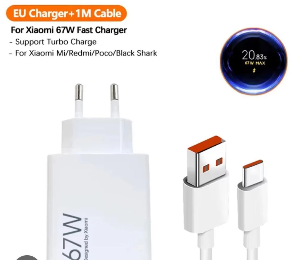 Enerji toplama cihazı 67W Super Turbo Fast White - 4