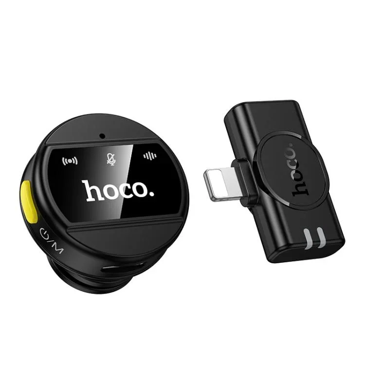 Hoco L21 Lightning Magnetic Microphone Black - 3