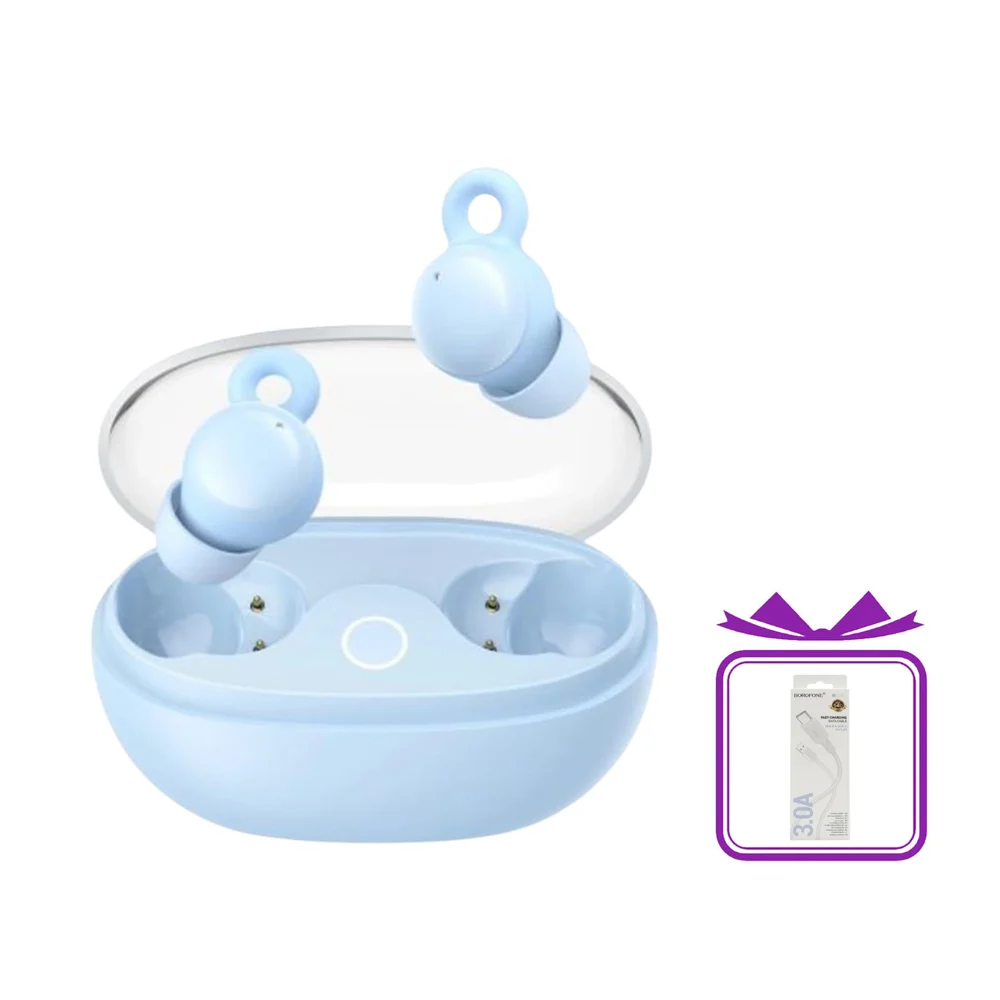 Simsiz qulaqlıqlar Joyroom AYS JR-TS3 Blue və hədiyyə usb kabel