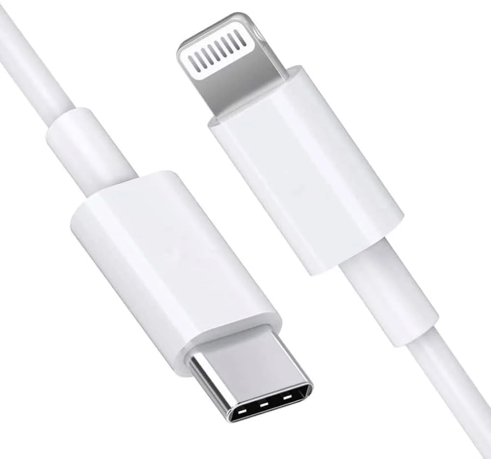 Type-C to Lightning Cable, 1 m, White