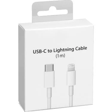 Type-C to Lightning Cable, 1 m, White - 3