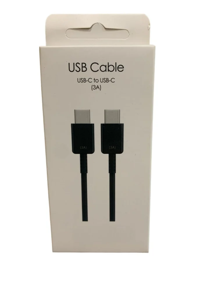 Кабель No Brand USB-C на USB-C 3A Черный