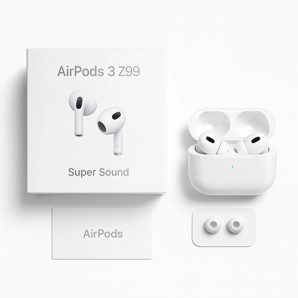 Kablosuz Kulaklık No Brand Airpods 3 Z99 Super Sound