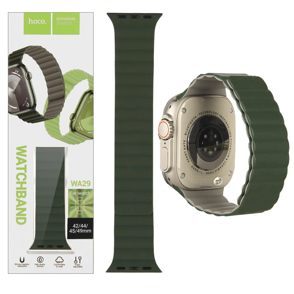 Strap Hoco WA29 for Apple Watch 42/44/45/49mm Green