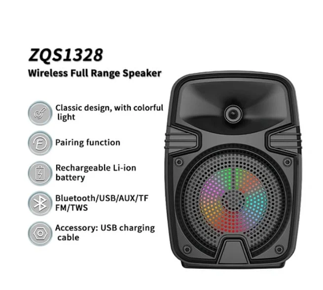 Portable Speaker SING-E ZQS1328S Mini Bluetooth Speaker - 4