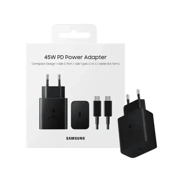 Enerji toplama cihazı 45W PD Adapter NM Style qara