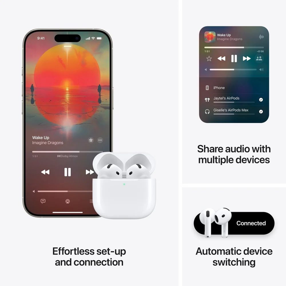 Kablosuz kulaklık No Brand AirPods 4 Pro V9684 - 5