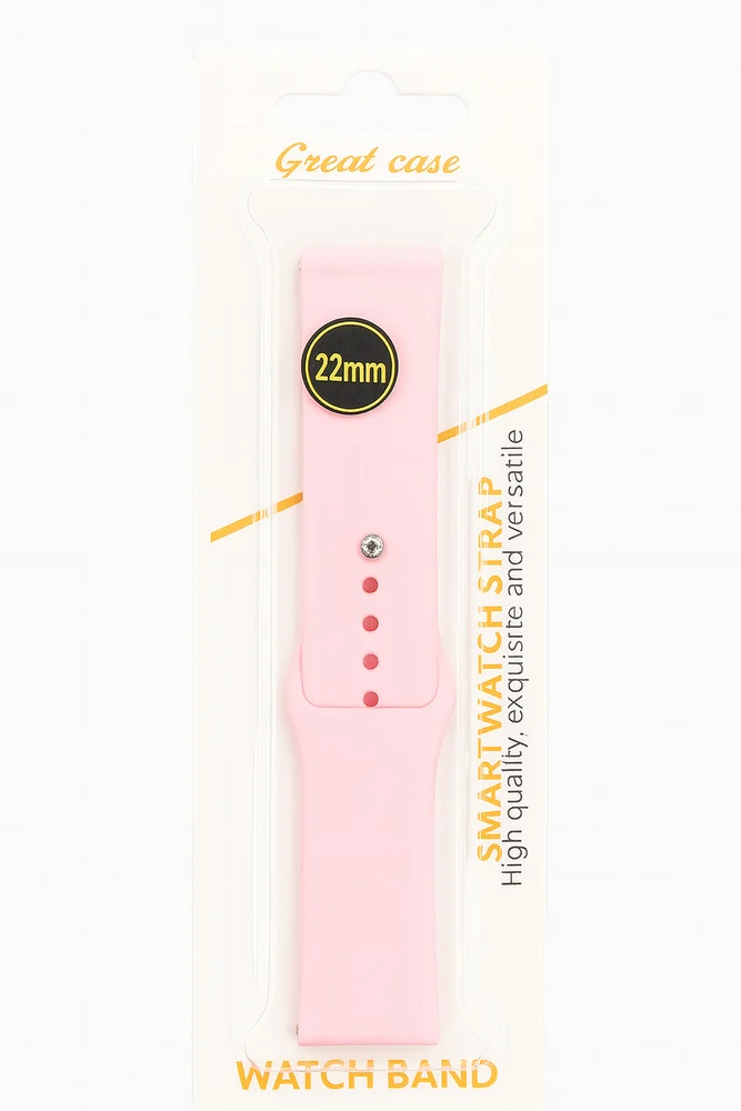 Watch Strap Pink, 22 mm