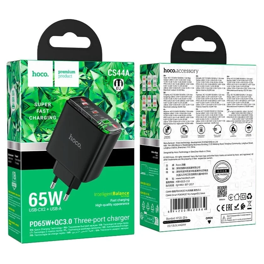 Adapter Hoco CS44A Black
