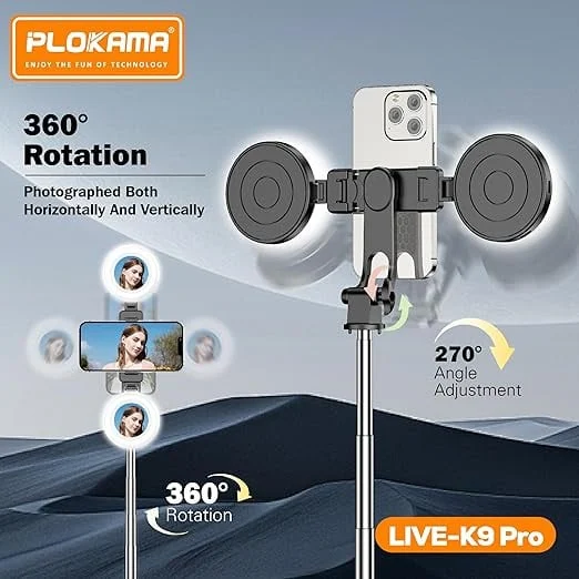 Monopod-tripod Plokama K9 Pro - 5