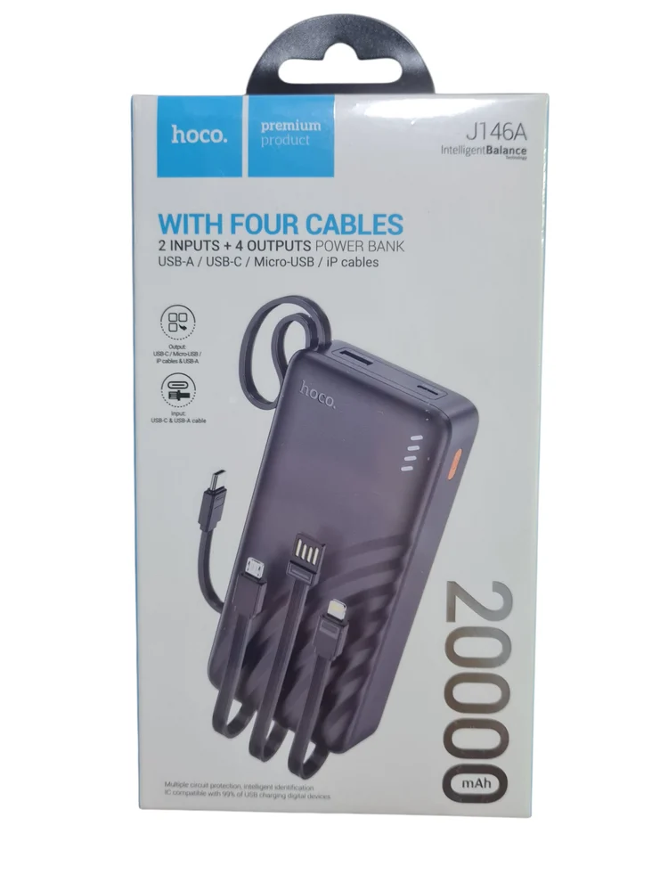 External Battery Hoco J146A Intelligent Balance Power Bank,Nur Tel