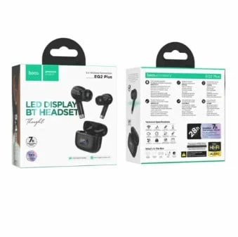 Wireless Earbuds Hoco EQ2 Plus, Black - 2